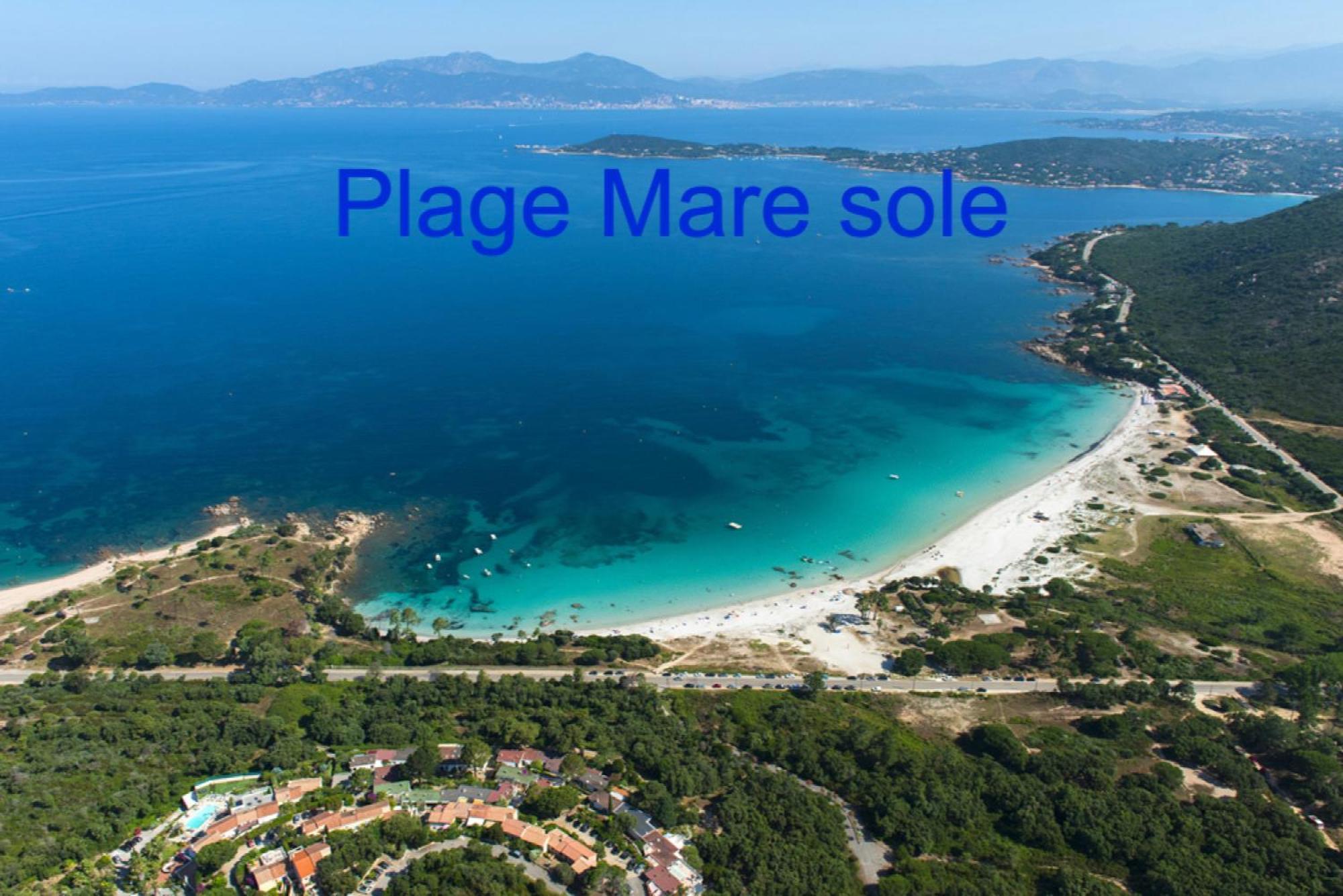 Vue Mer Panoramique Plage 50M Porticcio Corse Exterior foto