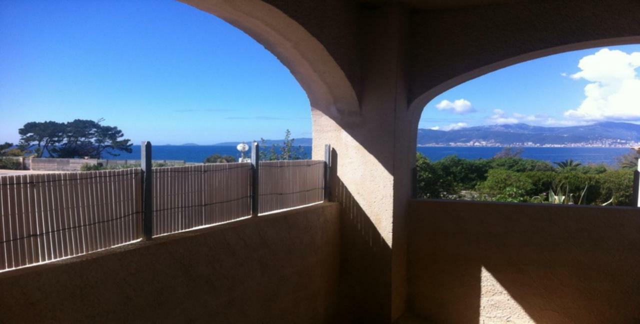 Vue Mer Panoramique Plage 50M Porticcio Corse Exterior foto